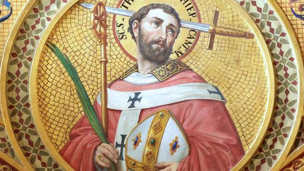 Proclamation on 850th Anniversary of Martyrdom of Saint Thomas Becket